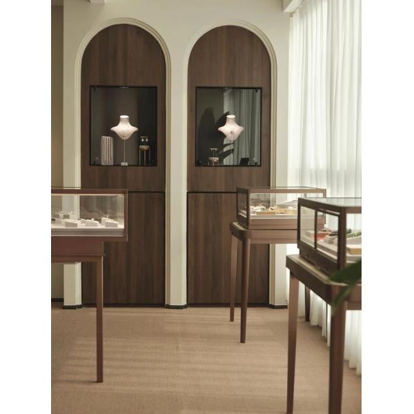 Anti Rust Luxury Display Cabinets Hardware Mall High End Display Cabinets