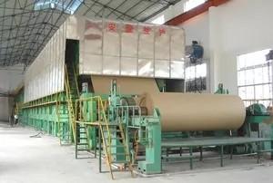 Camada 10T/D 1575mm da máquina três da cartonagem da caixa do Fourdrinier