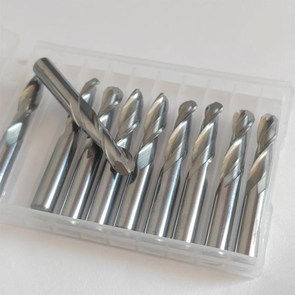 Manufacturer Cnc Wood Bits Ball Nose Endmill Cutter 2 Flute End Mill 5mm 6mm Ball Nose Bit Wood Carving Tools