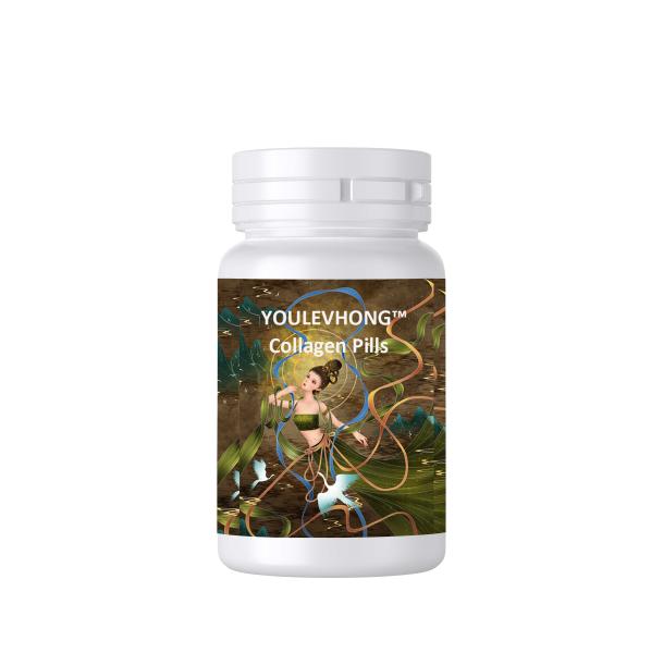 Pure Hydrolyzed Collagen Peptides Capsules Collagen Supplement Pill Reduce Joint Pain