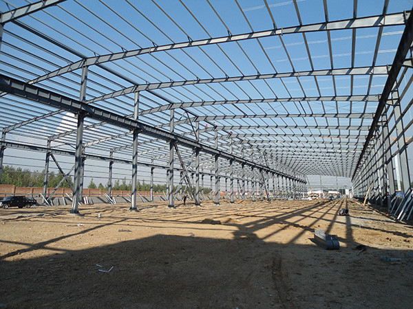 Pre Engineered Heavy Steel Structure Warehouse Workshop High Strength