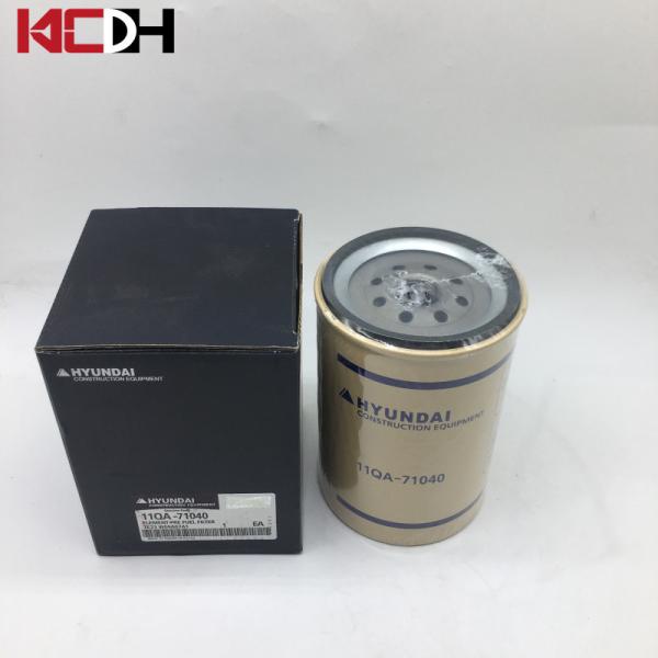 Машинные части экскаватора Hyundai заправляют топливом фильтр 11QA-71040 разделителя воды дизельный