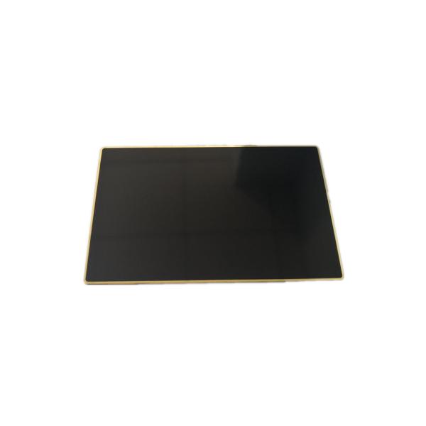 Tarjeta de crédito en blanco negra roja del metal de la astilla del oro del espejo con Chip Slot