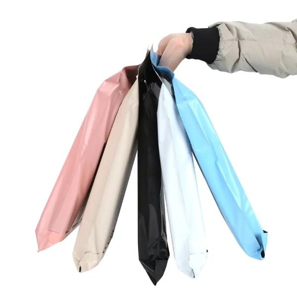 Polymailers 12x15 Emballage Colis Packaging Bags for Small Businesses Plastic Bag With Handle Custom Double Seal Poly Mailers