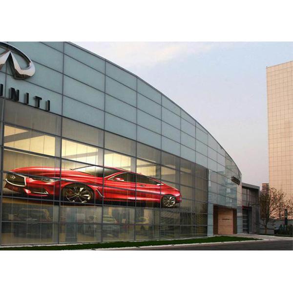 5500 Nits Brightness Transparent LED Screens Curtain Advertising LED Panel