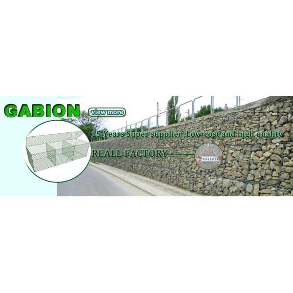 4mm Hexagon 2m Length Galfan Gabion Baskets Cages Seawall Protect Mattresses