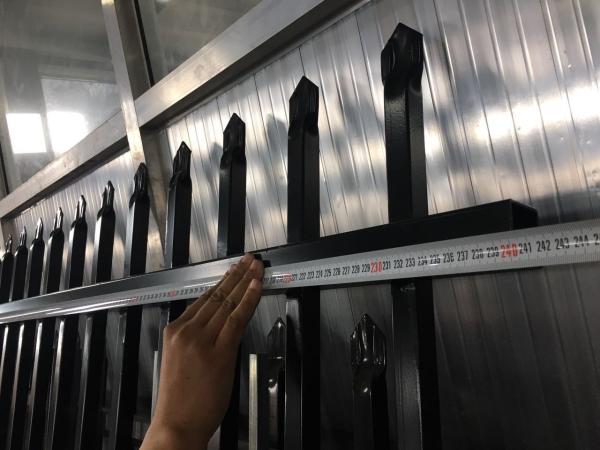 Australia Black Powder Coated Spear Top Garrison Fencing/Wrought Iron Fencing