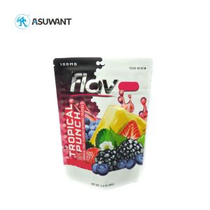 La cremallera de Mylar del bolso de la flor de la prueba del olor del FDA MOPP empaqueta la impresión del fotograbado