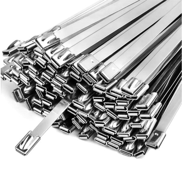 Customized Stainless Steel Cable Ties Long Lifespan Weather Resistant