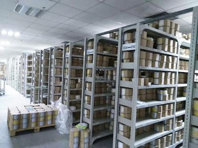 Q235 Steel Warehouse Shelving  Floor Standing Freezer Storage Shelves Customized