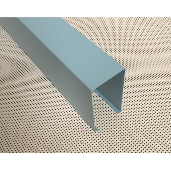 Гальванизированный стальной свет - порошок потолка металла голубого дефлектора линейный покрыл для больниц