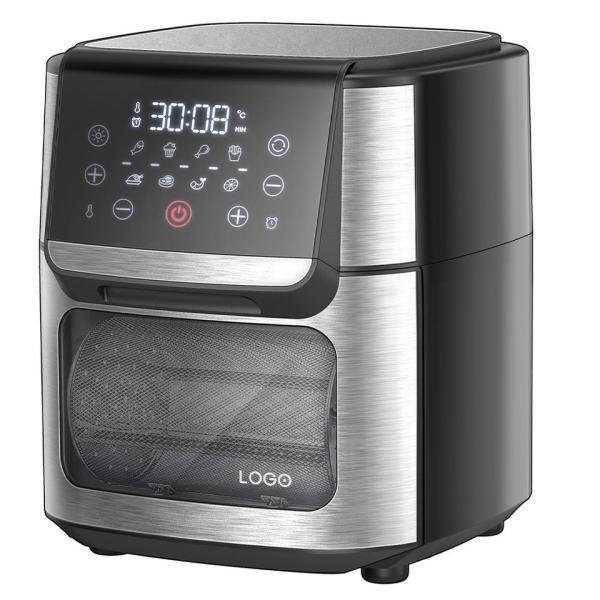 1800W White Air Fryer Ovens 12 Litre Digital Air Fryer Oil Free Wtih Wifi Tuya