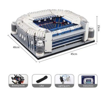 Educational Toys for Bernabeu Football Stadium Model Building Blocks 1 600 Scale 8kg