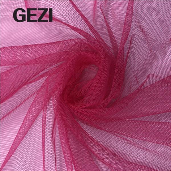 spandex recycled discount wholesale polyamide  polyester nylon fabric for wedding dress cloth fabric factory