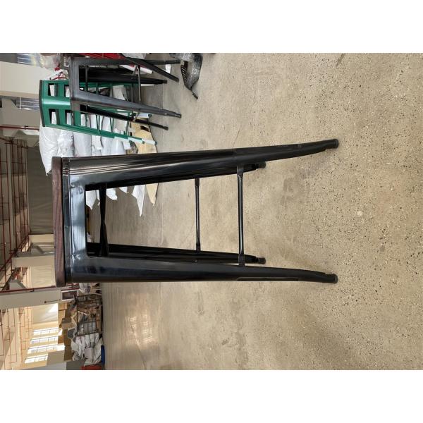 Sillón de bar de metal antiguo taburetes de madera silla alta para la mesa de bar en la cocina y el comedor