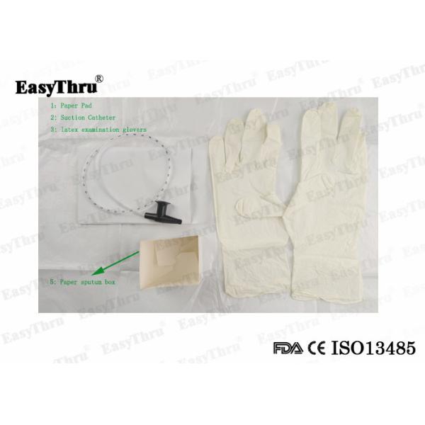 Nontoxic Disposable Suction Catheter , Fr6 Fr18 PVC Nasopharyngeal Airway Tube