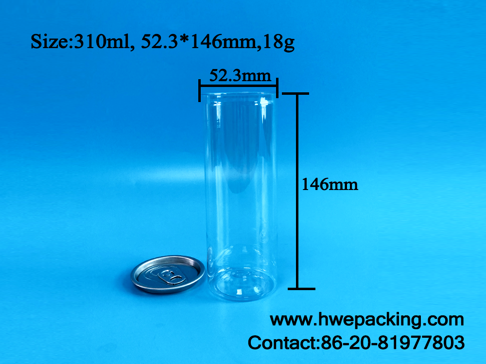 Замороженный холодный напиток пластмассы шоколада кофе может 310ml освободить прямое бортовое плоское дно