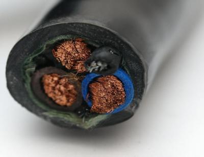 Flexible Drum-Reeling Cable, Drum Cable, Reel Cable, FLEXIBLE CABLE for PASSENGER / MATERIAL HOIST RVV-NBR-PUR 4*4