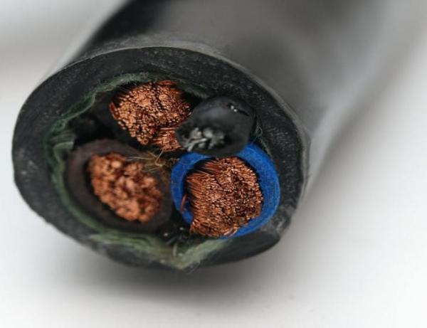Flexible Drum-Reeling Cable, Drum Cable, Reel Cable, FLEXIBLE CABLE for PASSENGER / MATERIAL HOIST RVV-NBR-PUR 4*4