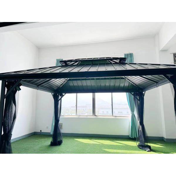 Transform Your Outdoor Space with a Customized and Functional Hexagonal Steel Gazebo