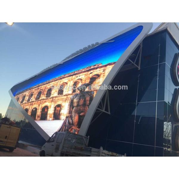 P16 Outdoor Advertising Led Screen Flexible Transparent Led Curtain Display Portable