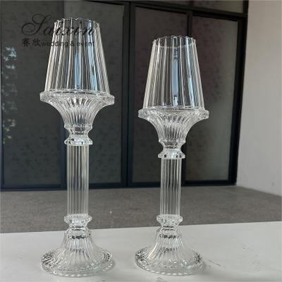 Novos modelos de velas de cristal para decoração de casamento