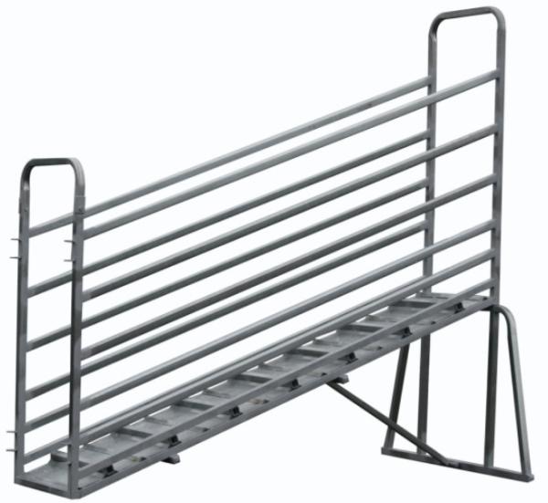 Galvanized Adjustable Wire Cattle Panels , Durable Cattle Loading Ramp