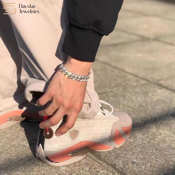 Майами заморозил вне ювелирные изделия хмеля кубинського циркона диаманта цепного браслета связи тазобедренные