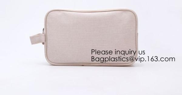 New Fashion Travel Makeup Brush Mesh Cosmetic Bag,Portable Canvas Travel Organizer Cosmetic Bag Toiletry Makeup Wash Bag