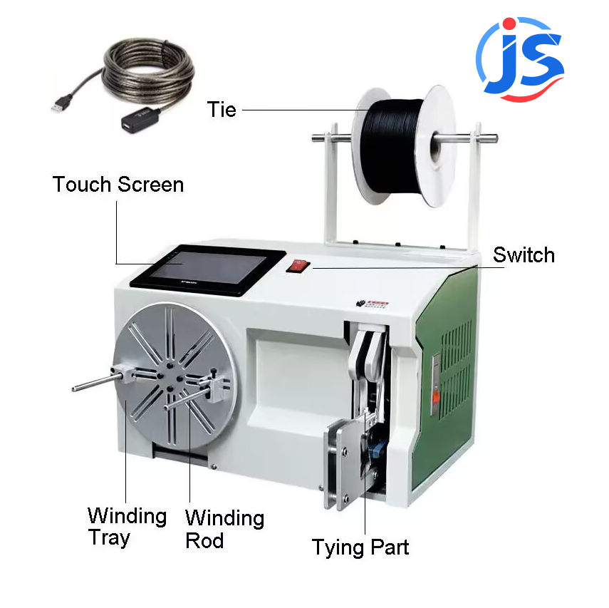 Figure 8 Cable Taping Machine Electric Cable Tying Machine 32*45*50cm
