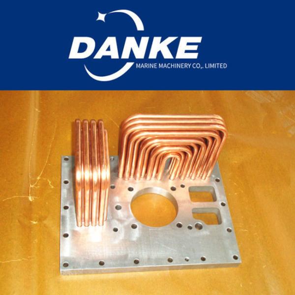 TANABE H-74 Marine Air Compressor Parts Cooler Pipe First Stage With Cooler Plate