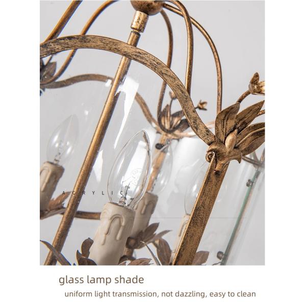 Vela Crystal Light do estudo do quarto da sala de visitas do candelabro da sala de jantar do vidro do vintage