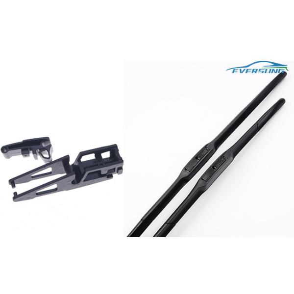 Boneless Car Windscreen Wiper Blades 24 inch Unique U/J Type Wiper Arm