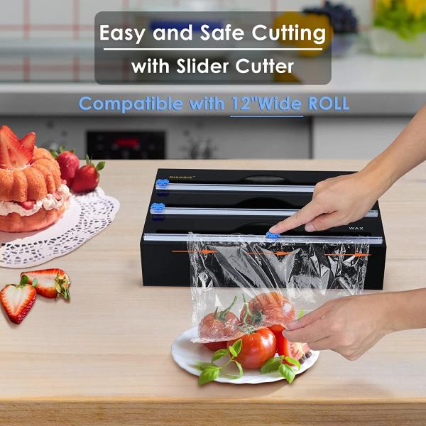New Design Foil and Plastic Wrap Organizer 3 In 1 Acrylic Clear Drawer Organizer For Kitchen Organization
