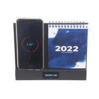 calendario de carga inalámbrico multifuncional 10W no tóxico con Pen Stand