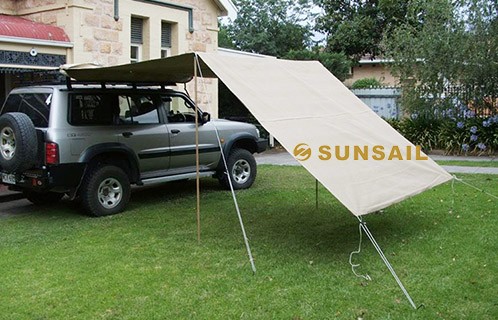 Camouflage/Field Game Camping Tent Car Side Awning with Wind Shield 4cbm Area