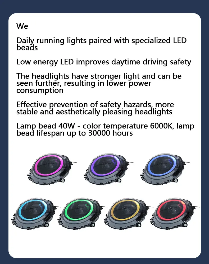 Mini R55 R56 R57 6000K BMW MINI Фары