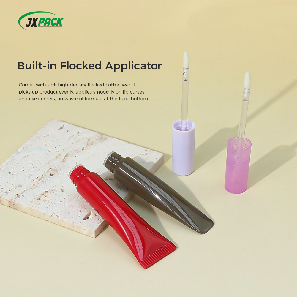 Makeup Tubes Manufacturer | Custom Lip Gloss Tubes with Applicator for Cosmetic Packaging