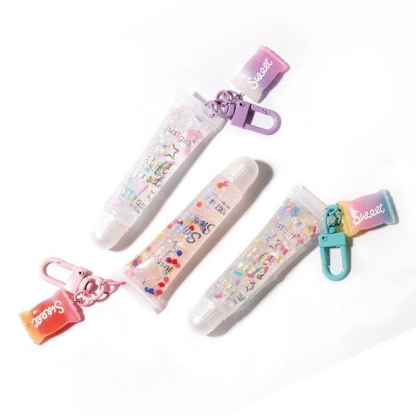 Non Toxic Fruit Flavored Little Girls Lip Gloss With Shimmering Glitter