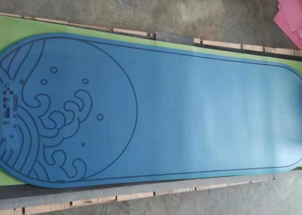 O GV tomou partido as esteiras de borracha da ioga da textura densamente 6mm ECO, esteiras da ioga do poder