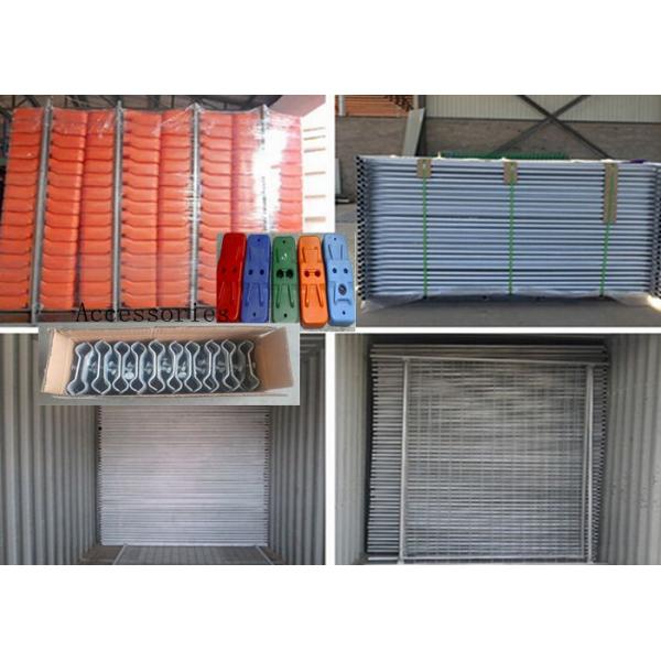 Removable Temporary Construction Fence Panels For Backyard / Workshop