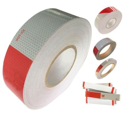 DOT C2 Conspicuity Making Reflective Warning Tape Hi Vis For Trailers
