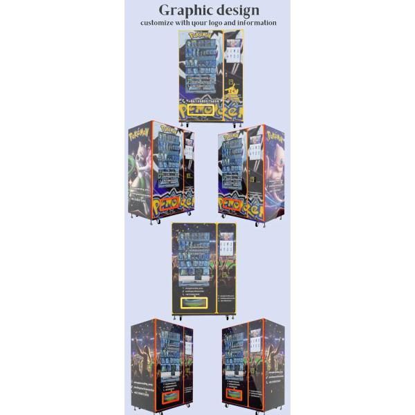 Wholesale Self-Automatic Elevator Gift Card Vending Machine for Pokemond Card for Game Card Distribution