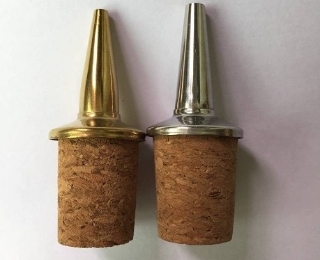 Factory Wholesale Stainless Steel Dasher Top with Cork/TPE Stopper for 20mm Ceramic/Glass Bottle