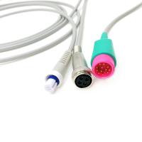 Indexez le câble de Pin Co du câble 12 de débit cardiaque de coeur de mesure pour Edan