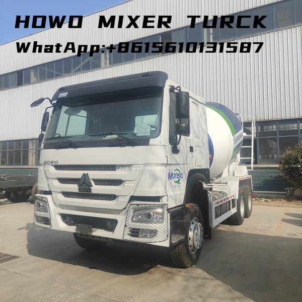 Тележка LHD конкретного смесителя SINOTRUK БЕЛАЯ HOWO 371HP