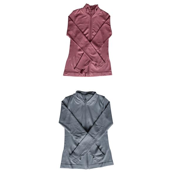 Передняя куртка йоги женщин молнии