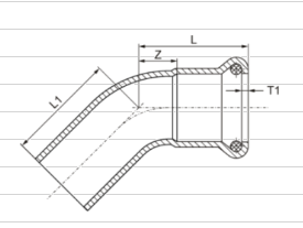 Food Grade Inox Press Sanitary Pipe Fittings Copper Pipe Press Fittings