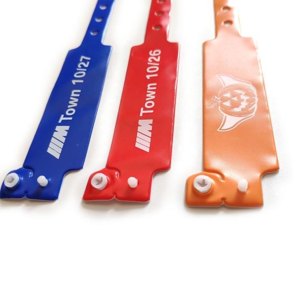 Artificial Custom Wristband Vinyl Id Bracelet for Soft Comfortable Wear and Style