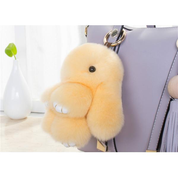 Портативное милое привесное мех Кейчайн кролика для аксессуаров автомобиля/сумки